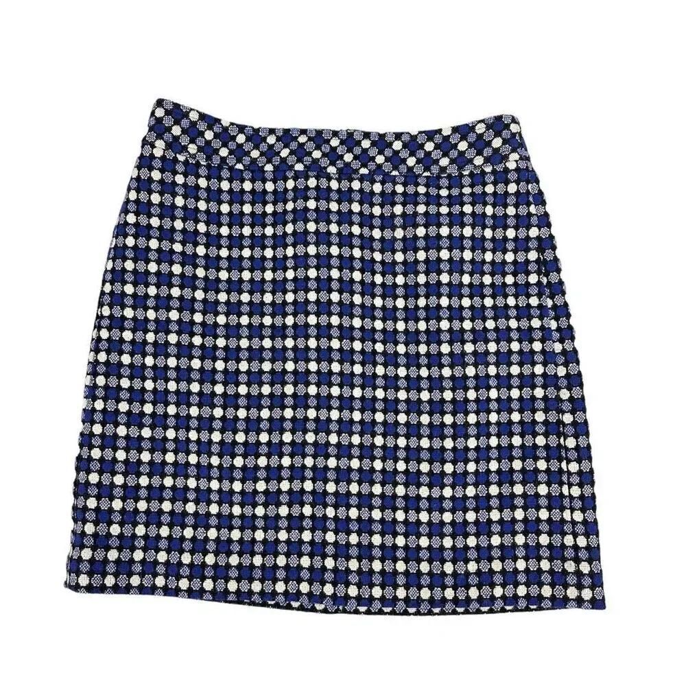 Talbots Womens Wool Blend Circle Print Pencil Skirt size 10